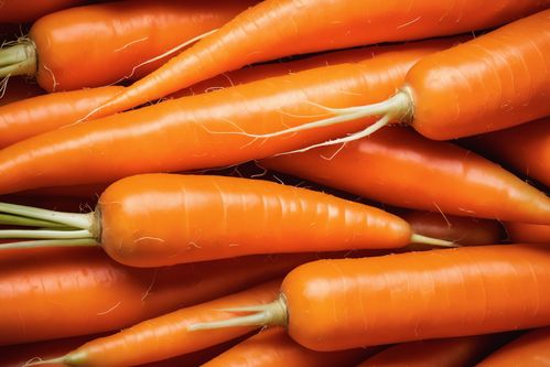 新鲜土壤中的生命礼赞 农产品胡萝卜摄影艺术